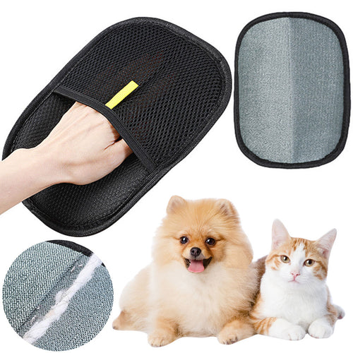 Mittsly reusable pet hair removal mitt for dog and cat hair